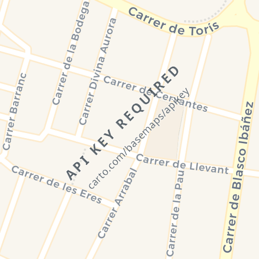 Mapa de ubicación — Urb. Balcón de Montroy. C/ Poeta Ricardo San Martin