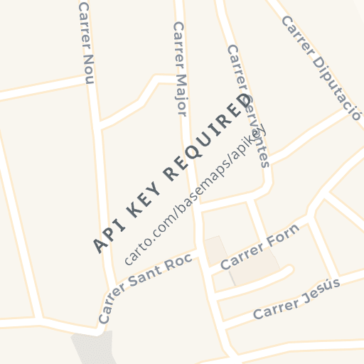 Mapa de ubicación — CALLE ARRABAL PTA 3 TIPO, CATADAU, Valencia