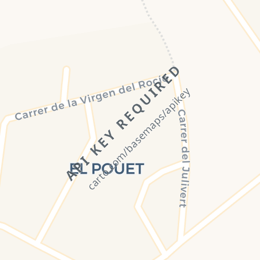 Mapa de ubicación — Partida de la Lotería, zona de El Pouet, hoy calle