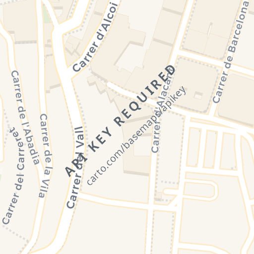 Mapa de ubicación — C/ABADIA, XIXONA, Alicante