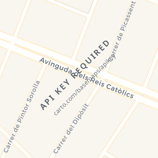 Mapa de ubicación — calle Vicente Blasco Ibañez números quince y