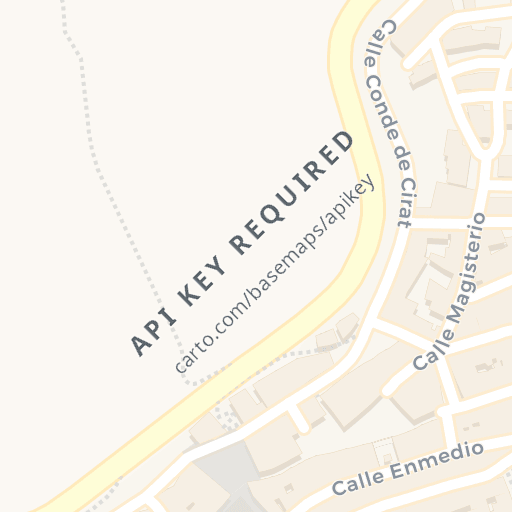 Mapa de ubicación — Calle Conde nº, Cirat, Castellón