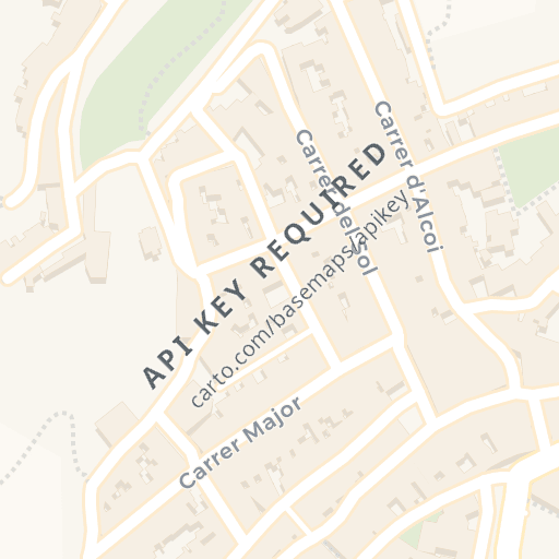 Mapa de ubicación — PARTIDA HOYA DEL RIO Nº, RELLEU, Alicante