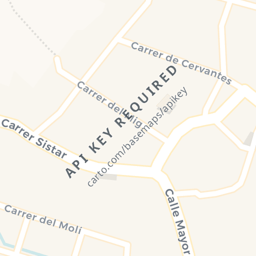 Mapa de ubicación — C/ MAESTRO FERRI, Nº, QUARTELL, Valencia