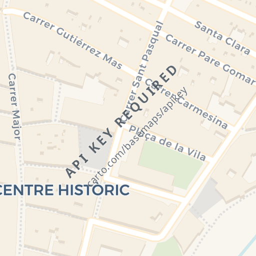 Mapa de ubicación — C/ DE LA CESQUERA, GANDIA, Valencia