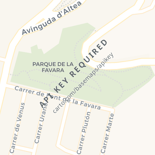Mapa de ubicación — C/. Confrides, LA NUCIA, Alicante