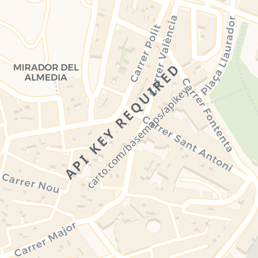 Mapa de ubicación — CL RAFAEL COUCHOUD 10 1 2, CALLOSA D'EN SARRIA