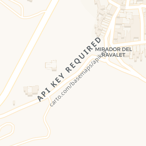 Mapa de ubicación — CL NOU, ALCALALI, Alicante