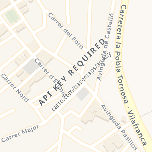 Mapa de ubicación — CALLE PLAÇA DE BOUS 15 Esc G Pl -1 Pt, VALL D’ALBA