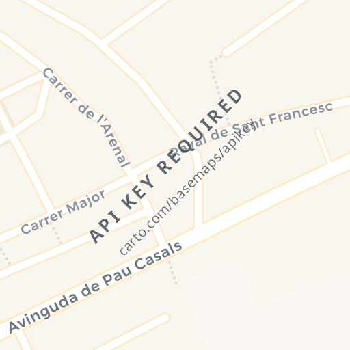 Mapa de ubicación — AV. PAU CASALS, RIUDOMS, Tarragona