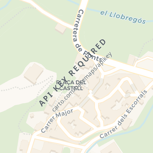 Mapa de ubicación — "Casa Ponet" nº, Castellfollit de Riubregós