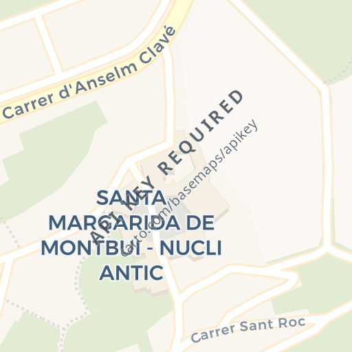 Mapa de ubicación — CALLE DEL PONT, SANTA MARGARIDA MONTBUI, Barcelona