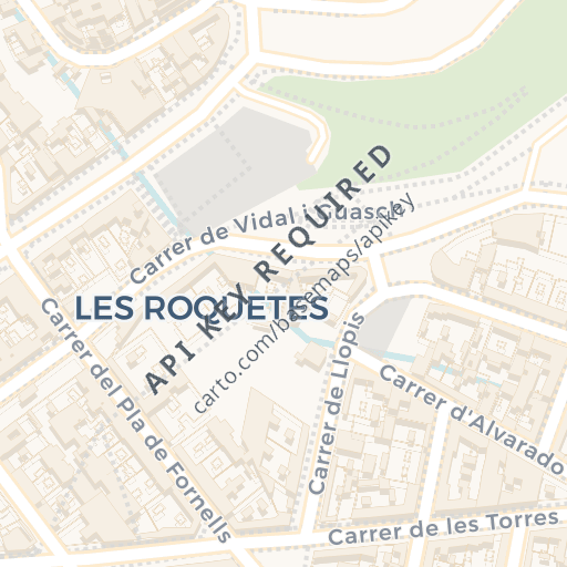 Mapa de ubicación — calle andorra 10-12 bajos, LES ROQUETES, Barcelona