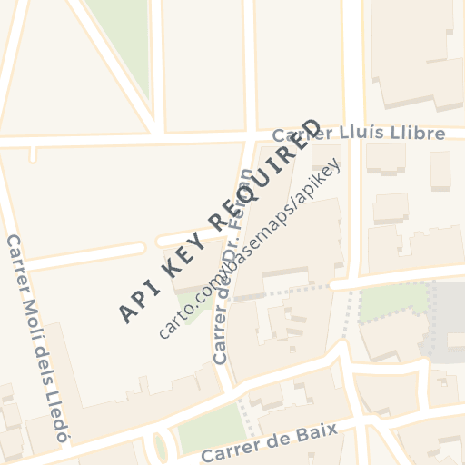 Mapa de ubicación — avenida La Coma, CARDEDEU, Barcelona