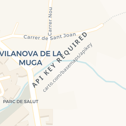 Mapa de ubicación — Calle Comtes de Peralada, nº, VILANOVA DE LA MUGA