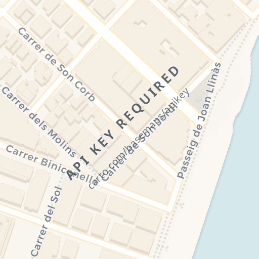 Mapa de ubicación — Carrer Binicanella nº 17 1º puerta