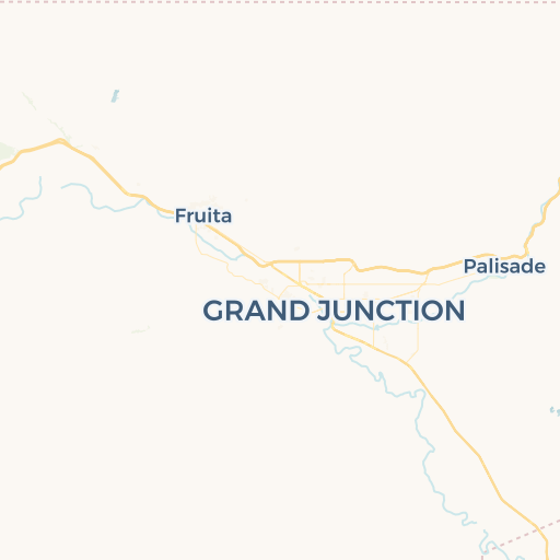 map of Grand Junction