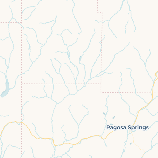 map of Pagosa Springs