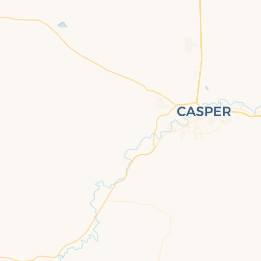 map of Casper