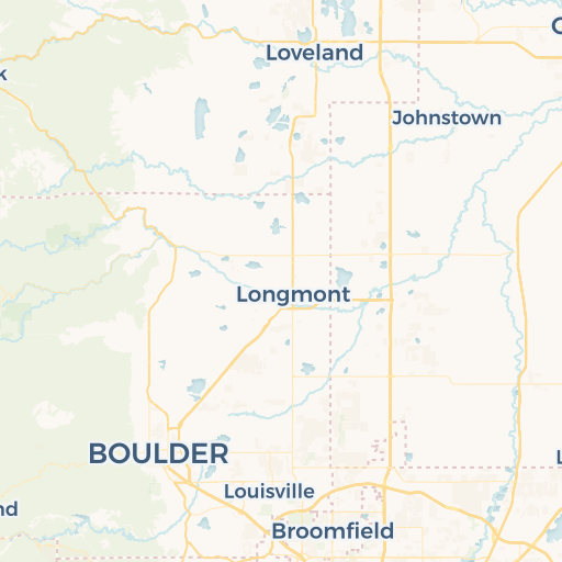 map of Boulder