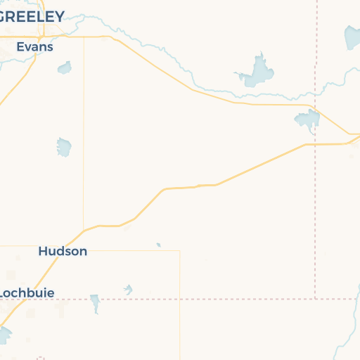 map of Greeley