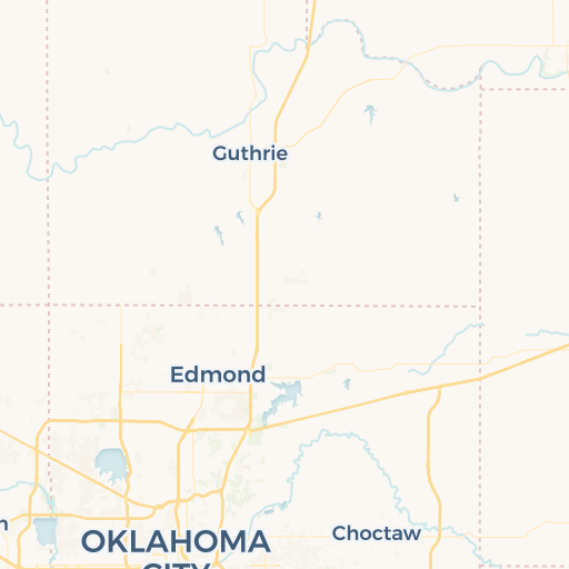 map of Edmond