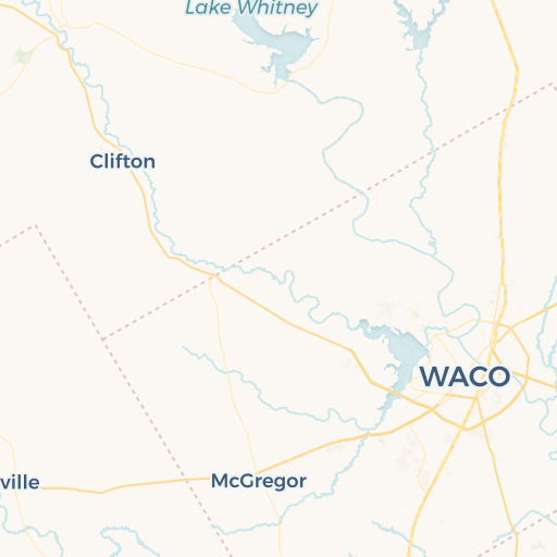 map of Waco