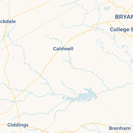 map of Bryan