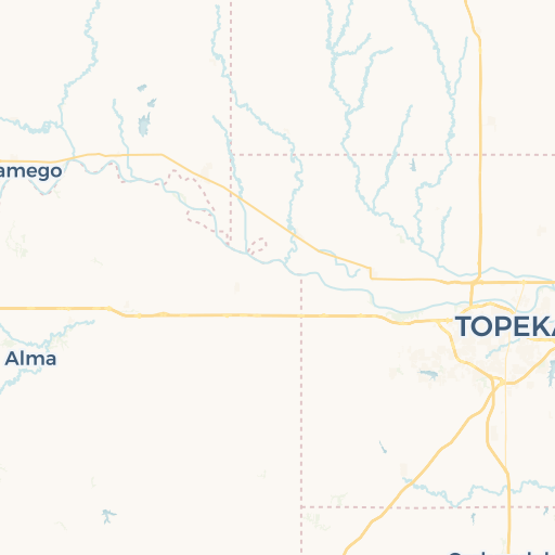map of Topeka