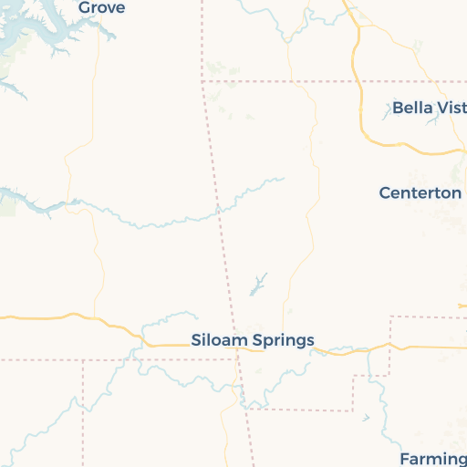 map of Siloam Springs