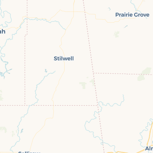 map of Prairie Grove