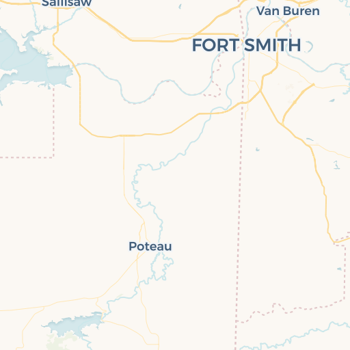 map of Van Buren