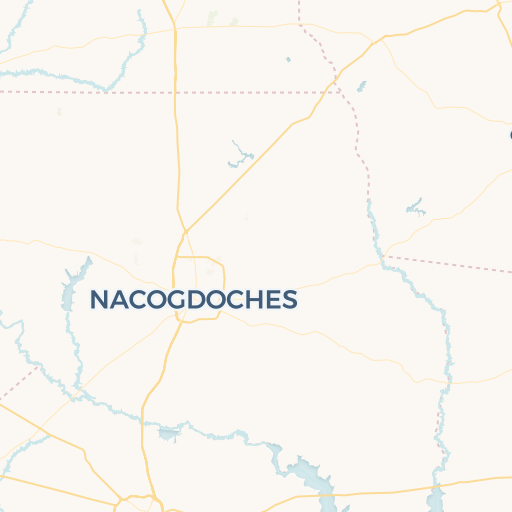 map of Nacogdoches