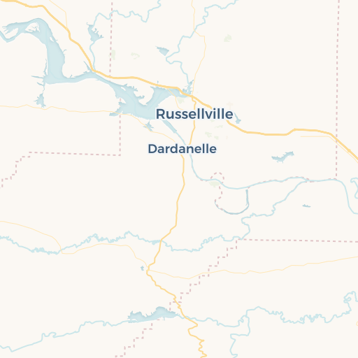 map of Russellville