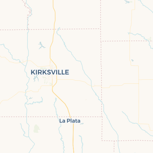 map of Kirksville