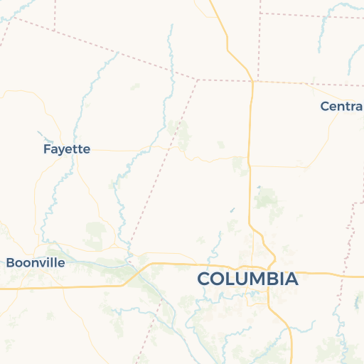 map of Columbia