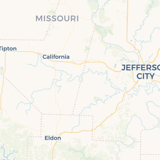map of Jefferson City