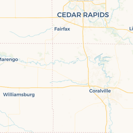 map of Cedar Rapids