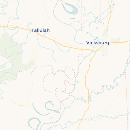 map of Vicksburg