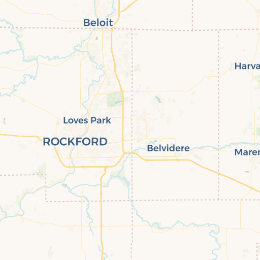 map of Rockford