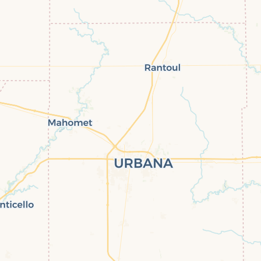 map of Champaign