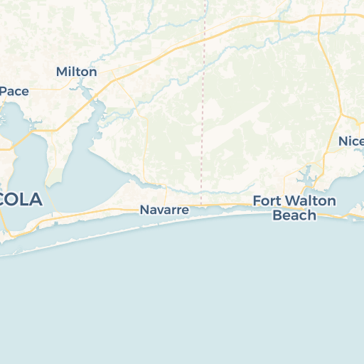 map of Gulf Breeze