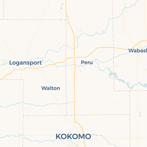 map of Kokomo