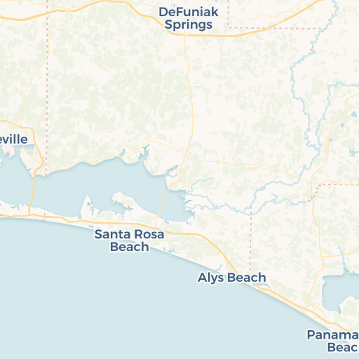 map of Miramar Beach
