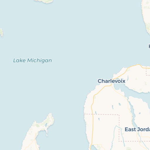 map of Charlevoix
