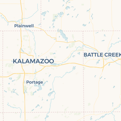 map of Kalamazoo