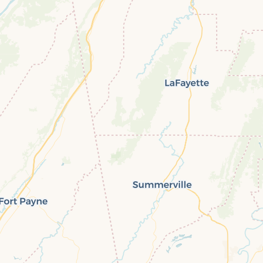 map of Chickamauga