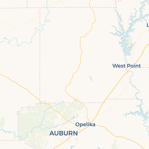 map of Opelika
