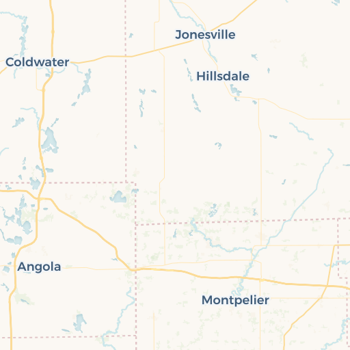 map of Hillsdale