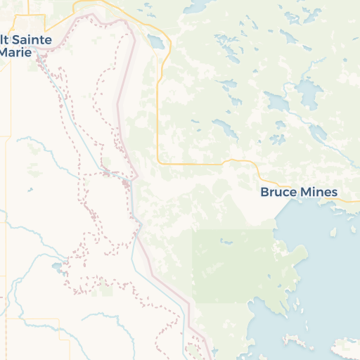 map of Sault Ste. Marie